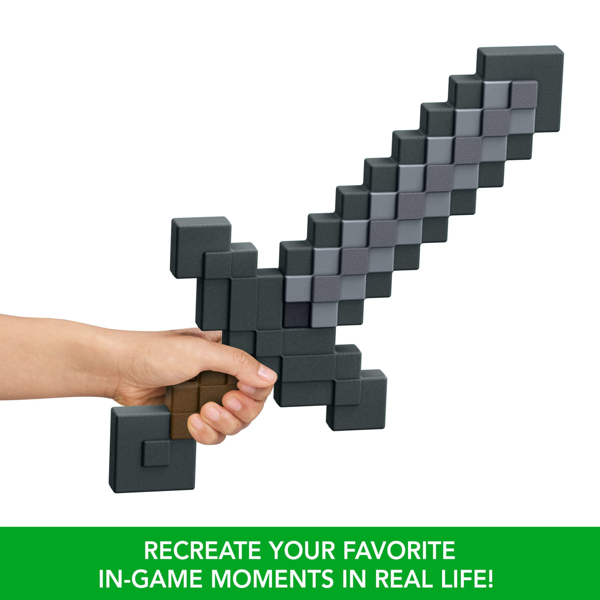 Minecraft Role-Play Toy Accessory Collection, Pixelated Design