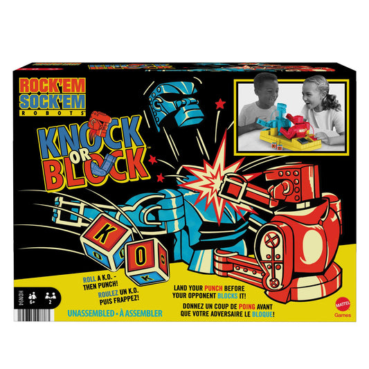 Rock 'Em Sock 'Em Robots Knock Or Block